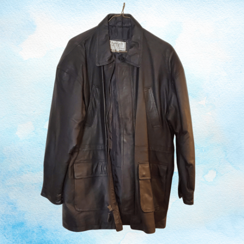 Comint for Men leather coat