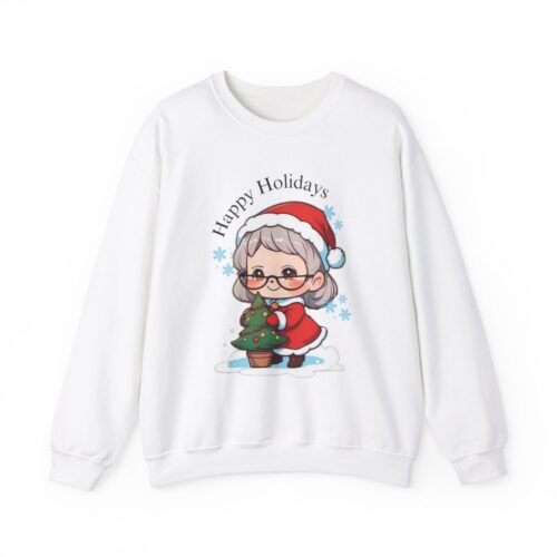 Cozy Holiday Sweatshirt Cute Mrs Claus