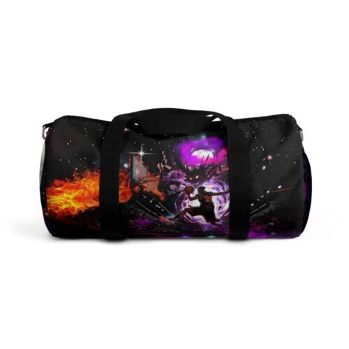 Vibrant duffel bag unique custom creation print-on-demand