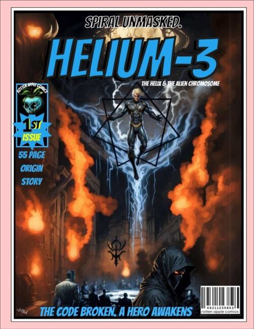 Helium-3 Issue 1 Spiral Unmasked cover page