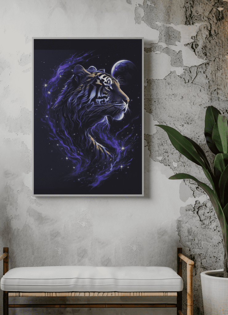 mockup-of-a-vertical-art-print-placed-in-a-room-with-a-distressed-wall - Mystic Thrift Store mockup-of-a-vertical-art-print-placed-in-a-room-with-a-distressed-wall
