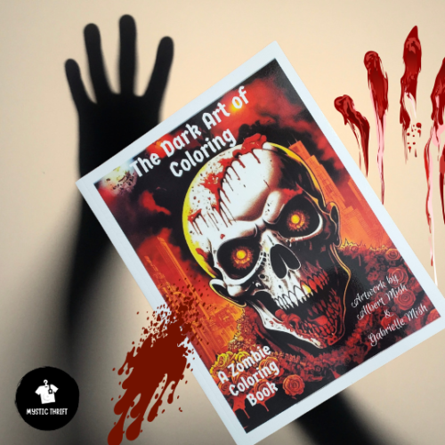 The Dark Art of Coloring A Zombie Coloring Book