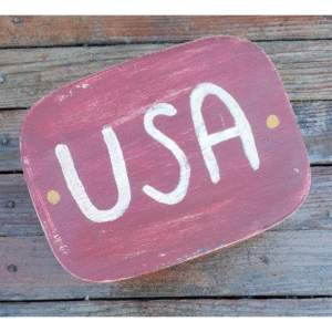 Small USA Decor Box