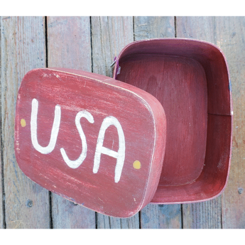 Small USA Decor Box