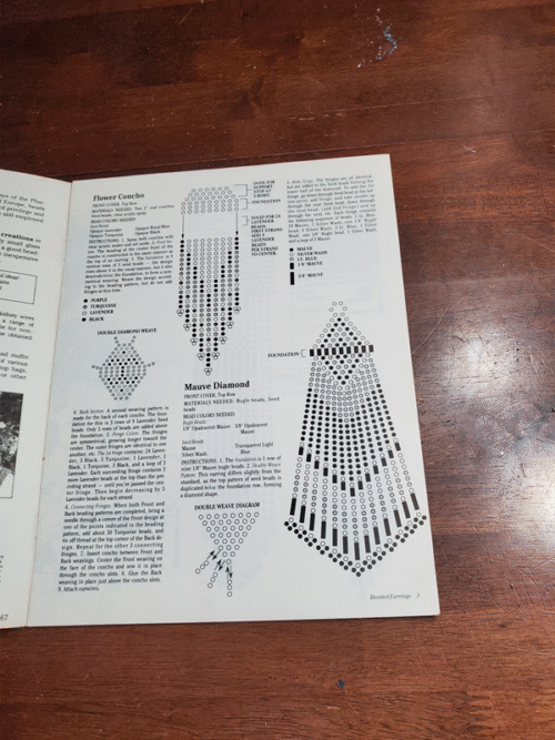 Beaded Earrings String Beading Booklet