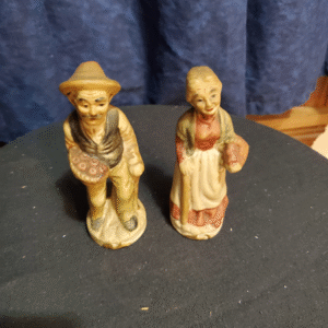 Vintage Elderly Couple Figurines