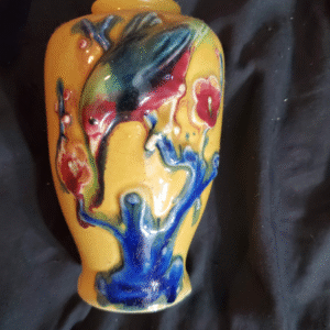 Vintage Japanese Bird Vase