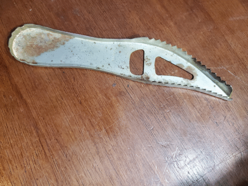 Old Lure Metal Fish Scaler